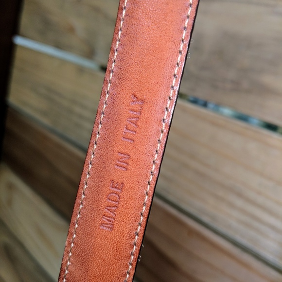 Ralph Lauren M Narrow Genuine Zebra Belt 31\